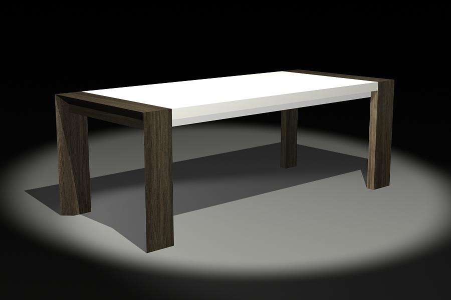 Sharp Com, jedálenský stôl, 900/2100/730mm
