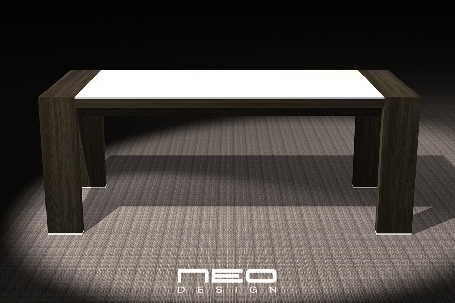 Midnight Menu, jedálenský stôl, 900/2100/730mm