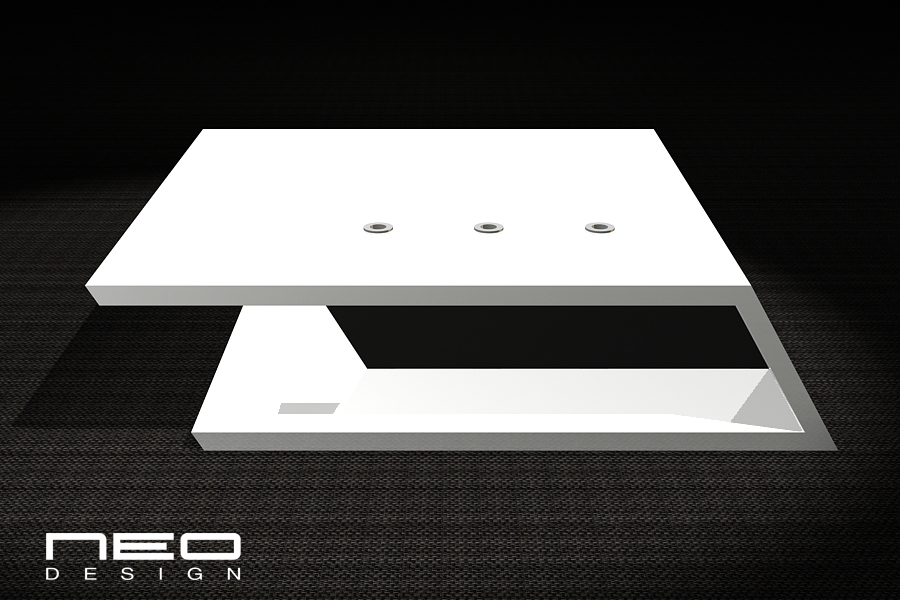 Dynamic Neo C, stolík, 950/950/250mm